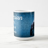 Mug Staline noir/beauté noire, bleu cheval (Centre)