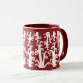 Mug Stalks Twirly - Maroon (Devant droit)