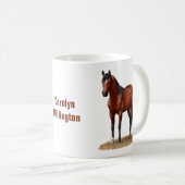 Mug Stallion Cheval du Quartier Brown Bay (Devant droit)