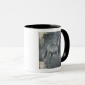 Mug Stallion noir (Devant droit)