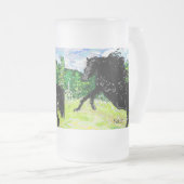 Mug : Stallion noir (Devant droit)