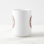 Mug Stand avec la Palestine - Poing - Couleurs du drap (Centre)