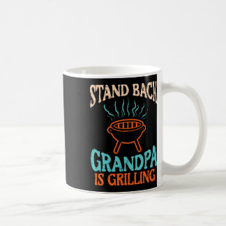Mug Stand Ck Grandpa Grilling Barbecue Rbecue Grandfat
