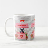 Mug Stand de bisous pour Saint-Valentin de Bouledogue (Gauche)