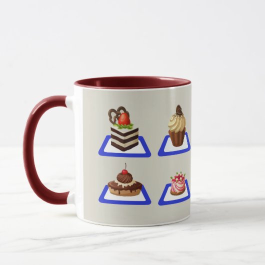 Mug Stand de gâteau délicieux (Gauche)