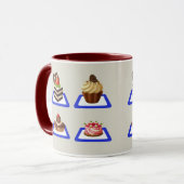 Mug Stand de gâteau délicieux (Devant gauche)