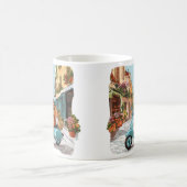 Mug Standard Poodle Dog Riding Scooter (Centre)