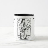 Mug Standup Jésus - versets amusants - Donneurs de con (Centre)