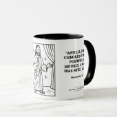 Mug Standup Jésus - versets de journal amusants - Cryp (Devant droit)
