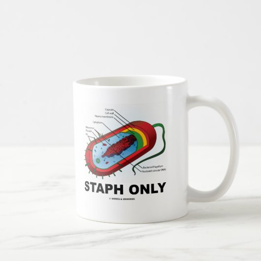 Mug Staphylocoque seulement (humour de médecine de (Droite)