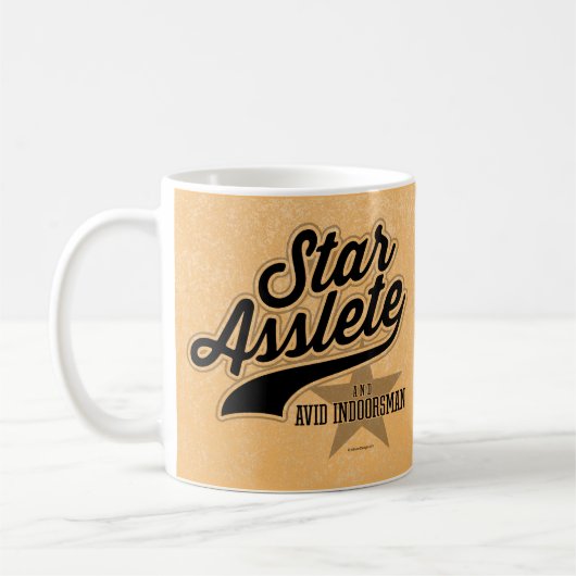 Mug Star Asslete (Avid Indoorsman) (Gauche)