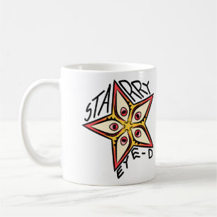 Mug Star Eye rose jaune rouge