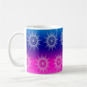 Mug - Star Graphic sur bleu et rose (Gauche)