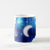 Mug Star Lune nuit ciel galaxie céleste (Centre)