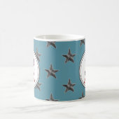 Mug Star Monogramme Famille Nom initial Nautique (Centre)