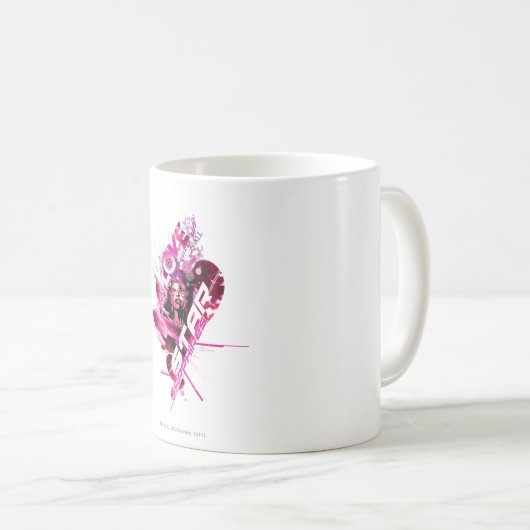 Mug Star Sapphire Graphisme 8 (Devant droit)
