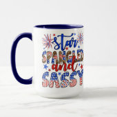 Mug Star Spangle Et Sassy Custom (Gauche)