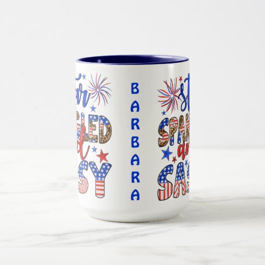 Mug Star Spangle Et Sassy Custom (Centre)