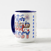 Mug Star Spangle Et Sassy Custom (Devant gauche)