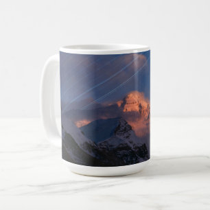 Mug Star Trail   Mt Everest Tibet, Chine