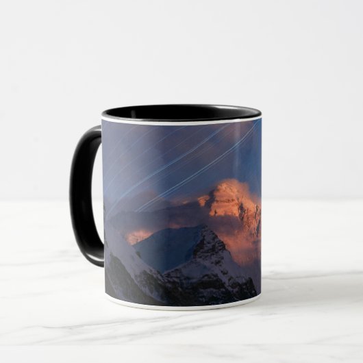 Mug Star Trail | Mt Everest Tibet, Chine (Devant gauche)