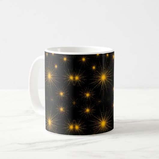 Mug Starburst jaune (Devant gauche)
