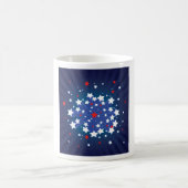 Mug Starburst Patriotique Rouge Blanc et Bleu USA (Centre)