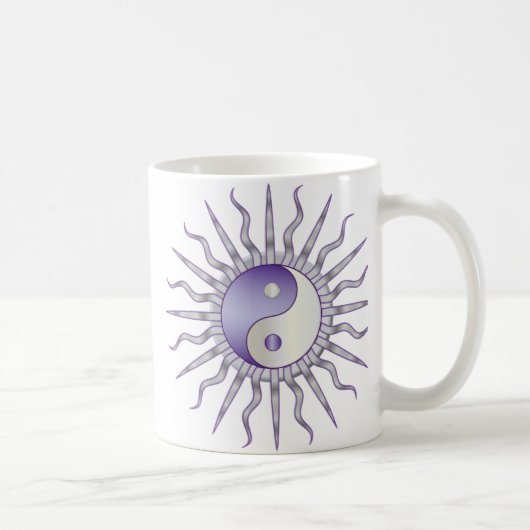 Mug Starburst pourpre Yin Yang (Droite)