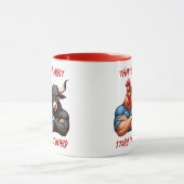 Mug Stare-brise non amusé pour coq et ox (Centre)