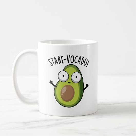 Mug Stare-vocado Funny Avocado Pun (Gauche)