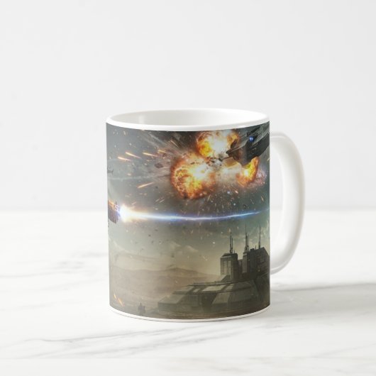 Mug Starfall Explosion: Armored Space Warrior (Devant droit)