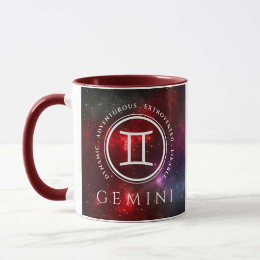 Mug Starfield Gemini Twins Western Zodiac (Gauche)