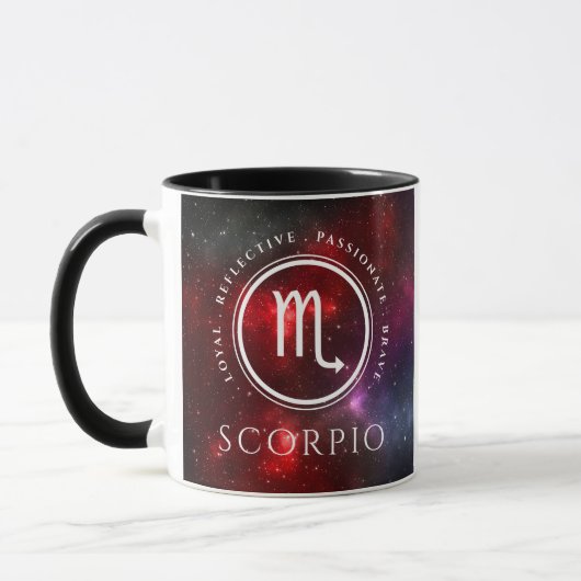 Mug Starfield Scorpio Scorpion Western Zodiac (Gauche)