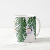Mug Starfish Design, Musique de Noël À feuillage persi (Devant droit)