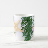 Mug Starfish Design, Musique de Noël À feuillage persi (Centre)