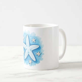 Mug Starfish in Blue