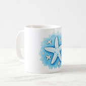 Mug Starfish in Blue (Devant gauche)