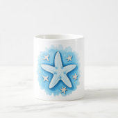 Mug Starfish in Blue (Centre)