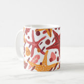 Mug Starfish Shells : Motif scandinave (Devant gauche)