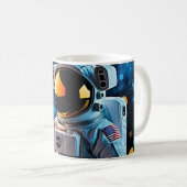 Mug Stargazer Astronaut Close-Up Portrait (Devant droit)