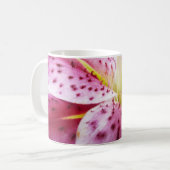 Mug Stargazer Lily brillant Magenta Floral (Devant gauche)