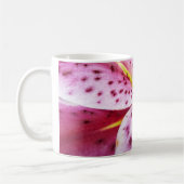 Mug Stargazer Lily brillant Magenta Floral (Gauche)