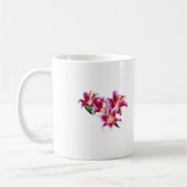 Mug Stargazer Lily Heart (Gauche)