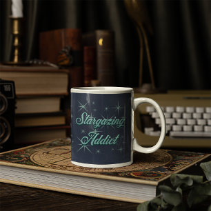 Mug Stargazing Addict personnalisé camping extérieur
