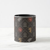 Mug Stark, Lannister, Targaryen, Motif du Trône de fer (Centre)