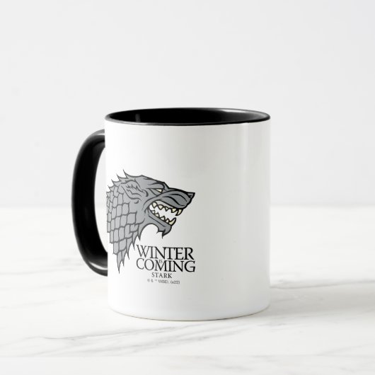 Mug Stark Sigil - L'Hiver Arrive (Devant gauche)