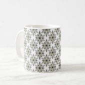 Mug Starlight rétro, noir et blanc (Devant gauche)