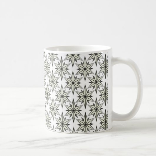 Mug Starlight rétro, noir et blanc (Droite)