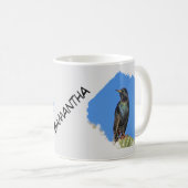Mug Starling sur Saguaro Cactus Photo Southwest (Devant droit)