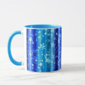 Mug Starry Blue Decorative Design (Gauche)